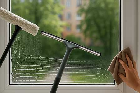 Comment nettoyer les vitres sans traces après un déménagement