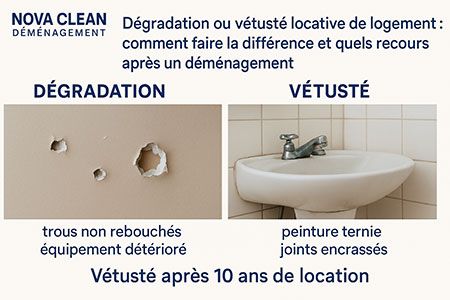 Dégradation ou vétusté locative de logement
